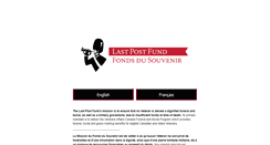 Desktop Screenshot of lastpostfund.ca